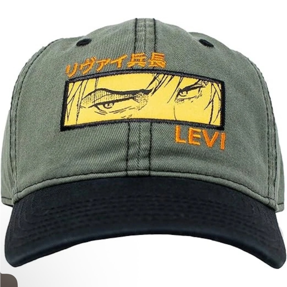 Ripple Junction Green and Black Cap with Orange Detail